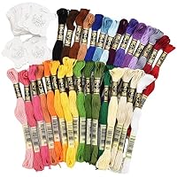 Amazon | DMC 刺繍糸 25番 30色 + 糸巻き台紙 20枚 セット (基本 Amazon | DMC 刺繍糸 25番 30色 + 糸巻き台紙 20枚 セット (基本